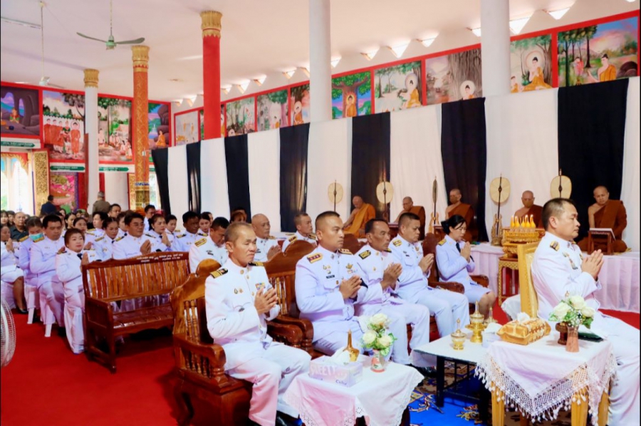 ร่วมพิธีบำเพ็ญกุศล สวดพระอภิธรรม อุทิศถวายพระราชกุศลแด่สมเด็จพระนางเจ้าสิริกิติ์พระบรมราชินีนาถพระบรมราชชนนีพันปีหลวง